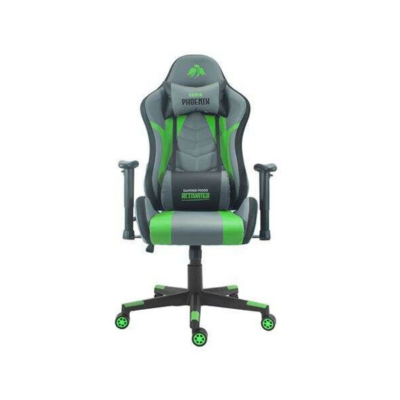 Cadeira Gaming Cromad com Reclinagem 180º, Apoio Lombar e Cervical – Base 350mm e Pele Sintética Premium