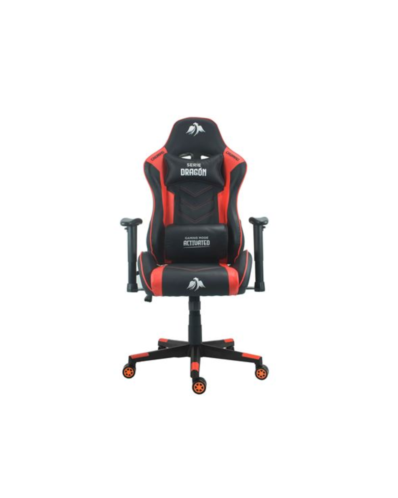 Cadeira Gaming Cromad com Reclinagem 180º, Apoio Lombar e Cervical – Base 350mm e Pele Sintética Premium