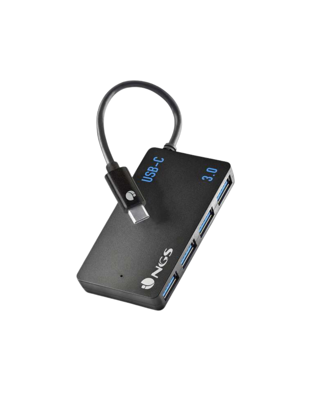 Hub USB-C 4 Portas USB 3.0 – Compacto e Portátil
