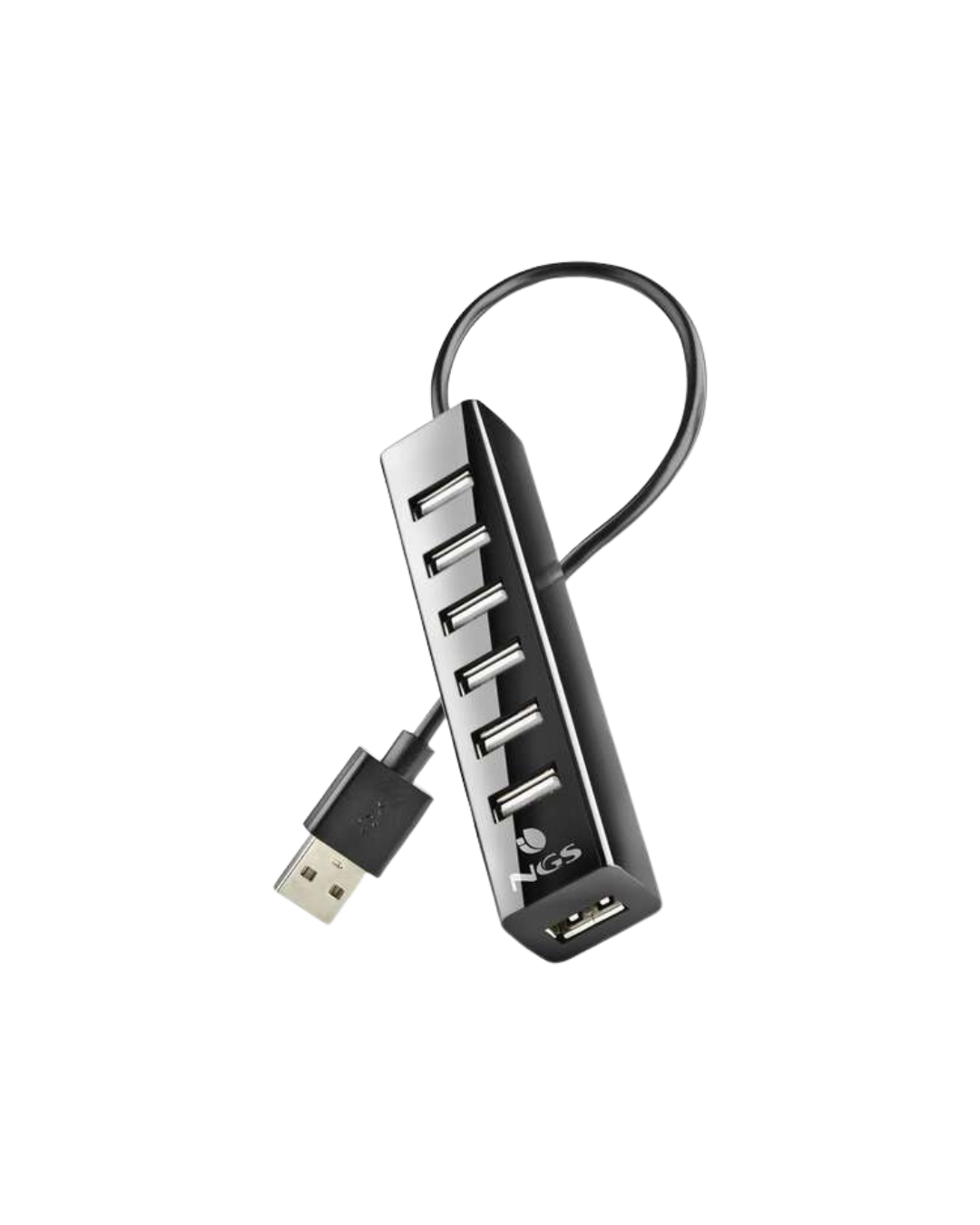 NGS iHub7 Tiny – Hub USB 2.0 com 7 Portas + Fonte 5V