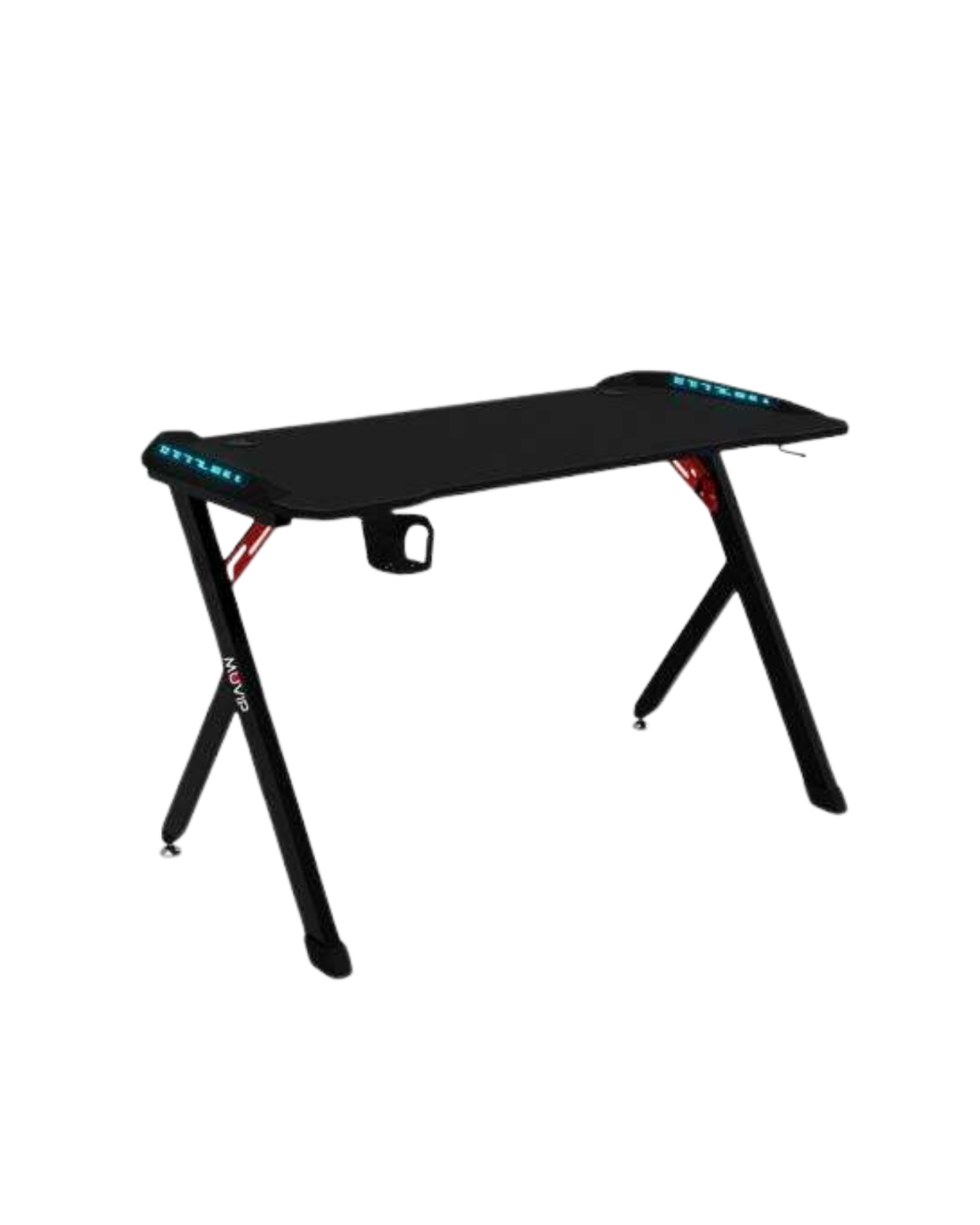 Muvip PRO1200 Mesa Gaming Fibra de Carbono com Luz RGB (120 × 60 cm)