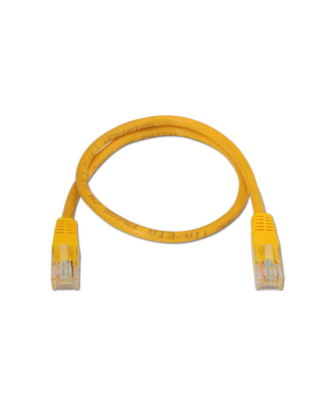 Cabo de Rede AISENS CAT.6 UTP 1m – 100% Cobre – Amarelo
