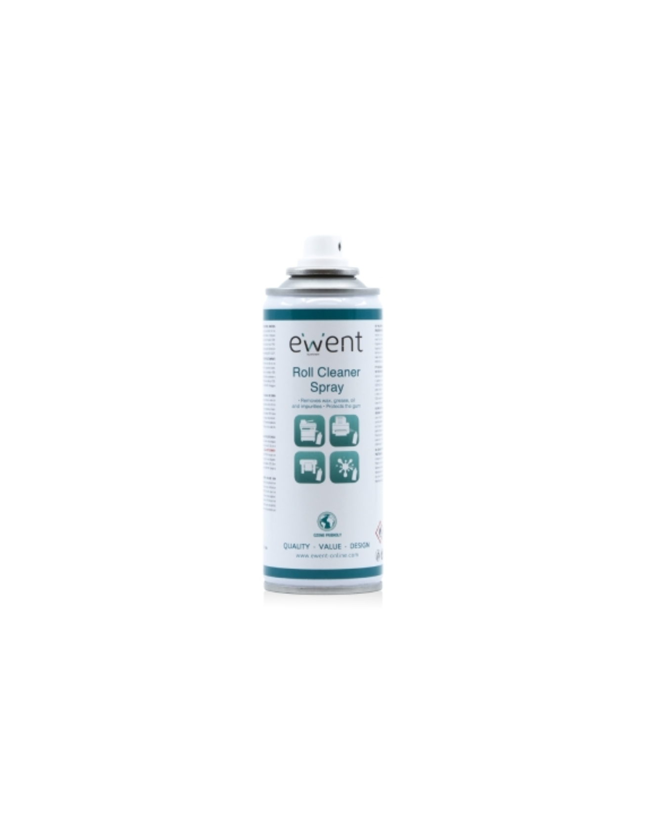 Ewent EW5617 Spray de Limpeza para Rolos de Borracha – Fotocopiadoras, Impressoras e Fax