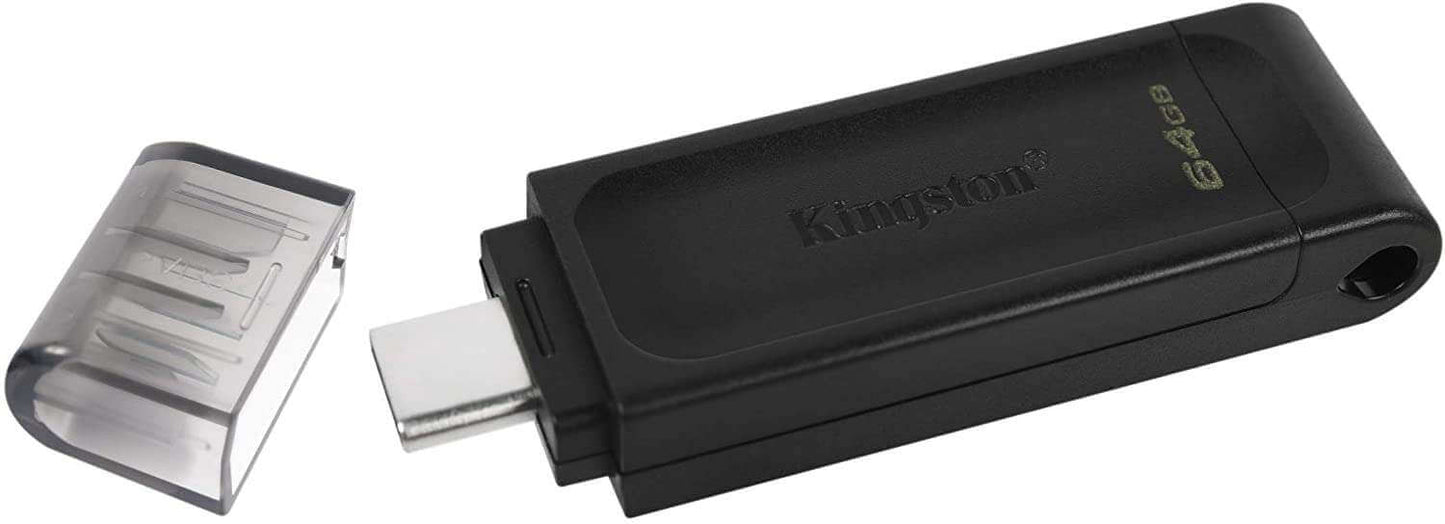 Pen drive Kingston DataTraveler 70 - USB Tipo C - 64GB - USB-C 3.2 Gen 1
