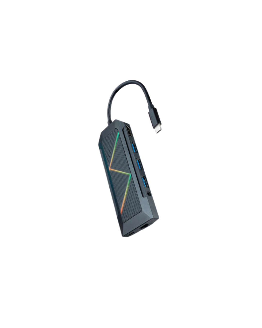 Nanocable Hub USB-C 9 em 1 – HDMI, RJ45, SD, USB 3.0
