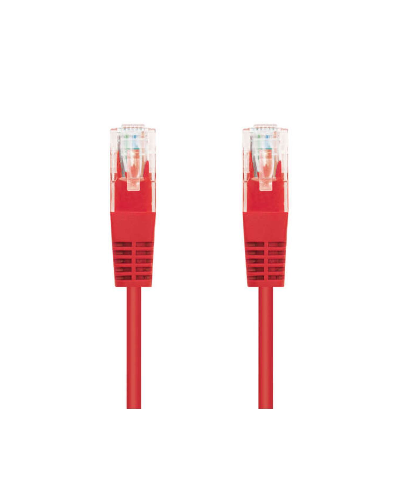 Cabo de Rede CAT.6 UTP 0.5m – 100% Cobre – Vermelho