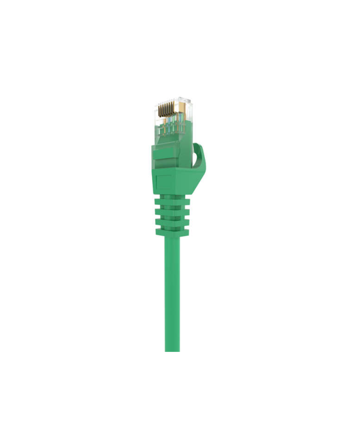 Cabo de Rede CAT.6A UTP 30cm – 100% Cobre – Verde