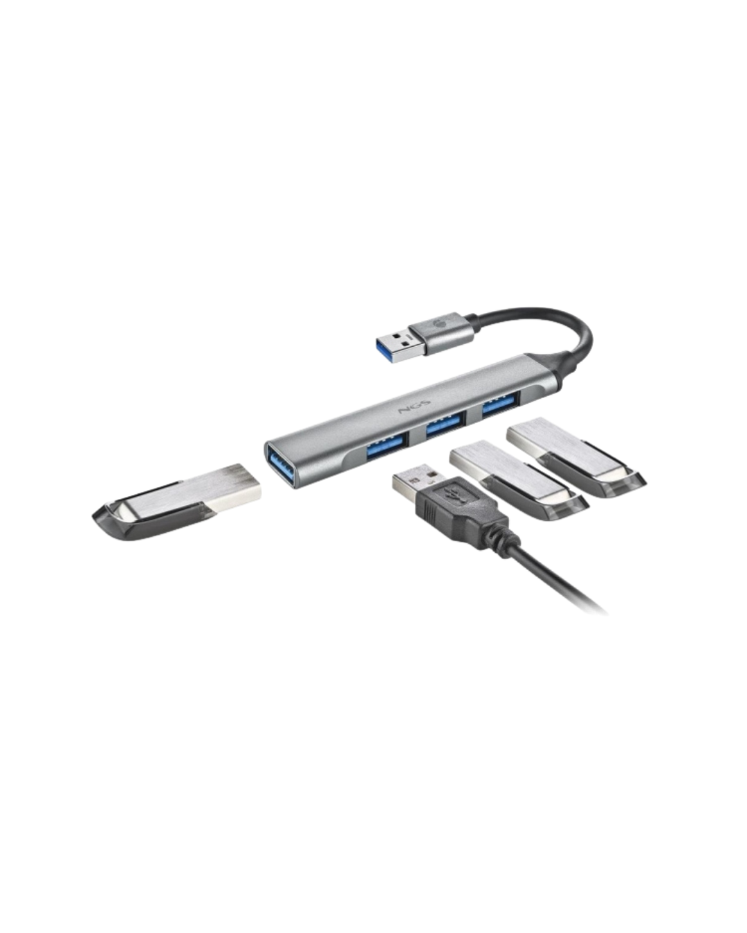 NGS IHUB4 Micro – Hub USB 3.0 Portátil 4 Portas