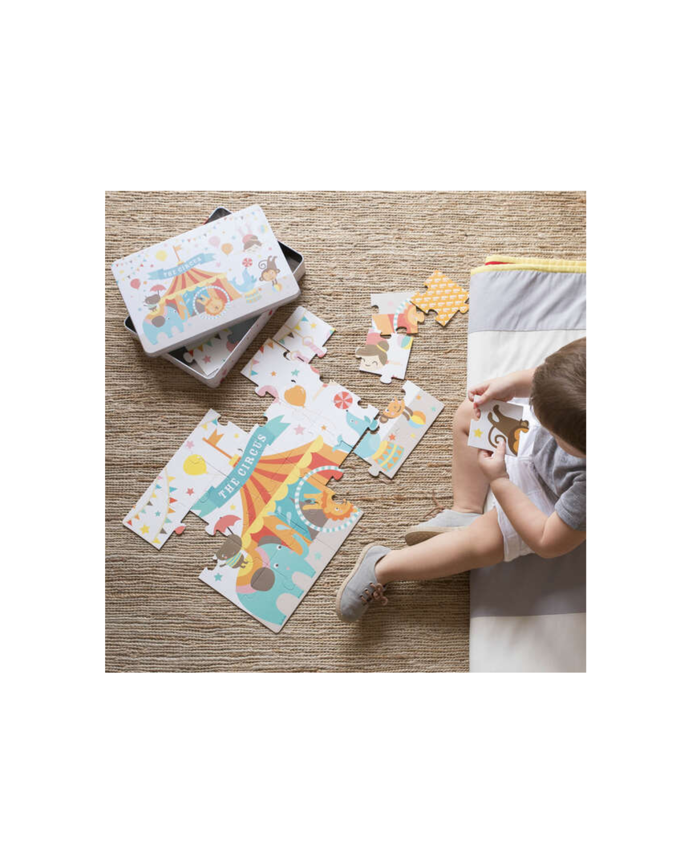 Apli Kids Puzzle Circo 24 Peças com Caixa Metálica