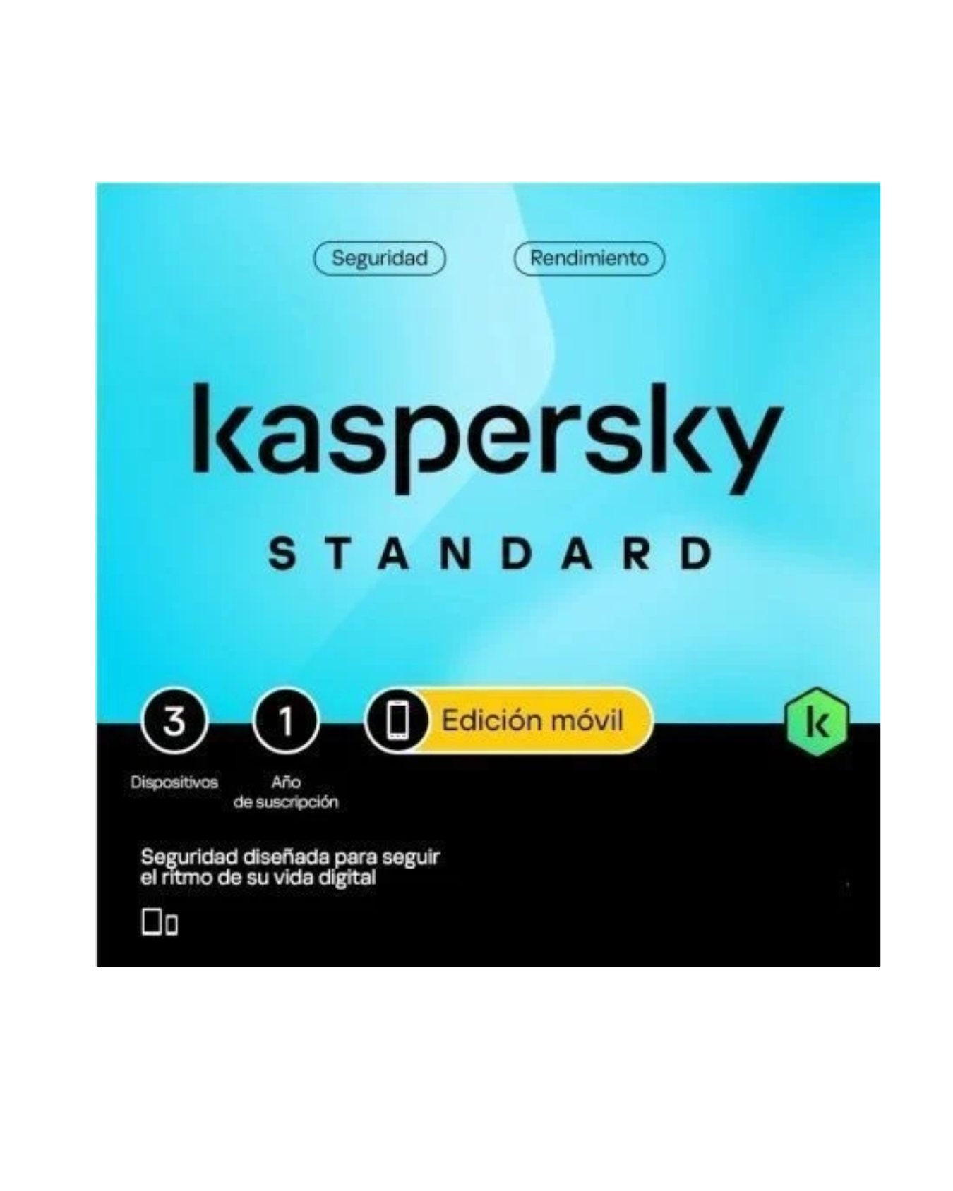 Kaspersky Standard Mobile Antivirus – 3 Dispositivos – 1 Ano