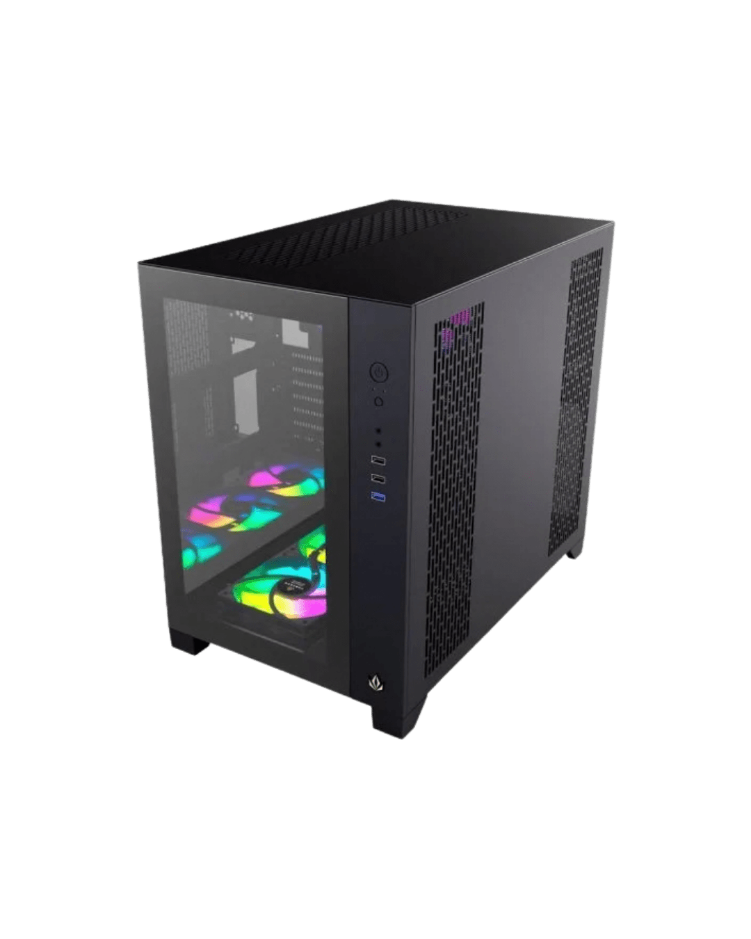 Caixa PC Forgeon Tiberium ARGB Torre ATX | Vidro Temperado | USB 3.0 | Preta - Bee Store