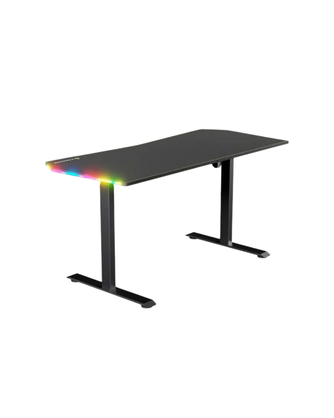 Mesa Gaming Forgeon Battleground Black Elevável com Motor 160x70cm RGB Preta - Bee Store
