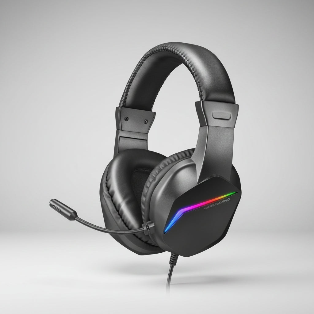 Ascultadores Headset Mars Gaming MH122 - Preto