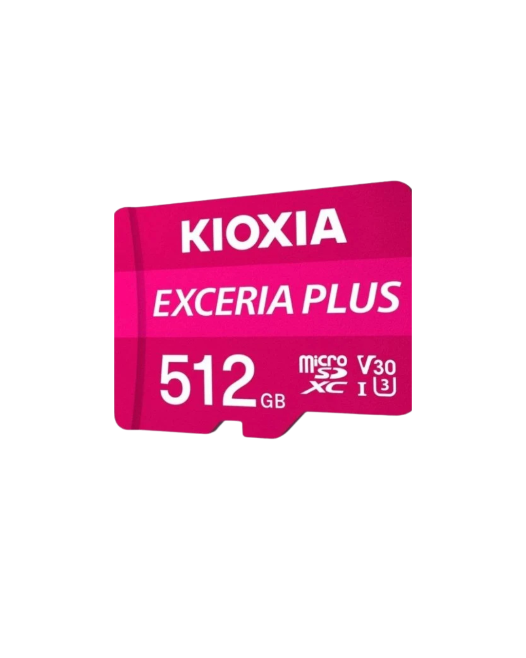 Cartão de Memória Kioxia Exceria Plus - 512 GB Classe 10 UHS-I U3 V30 A1 Rosa