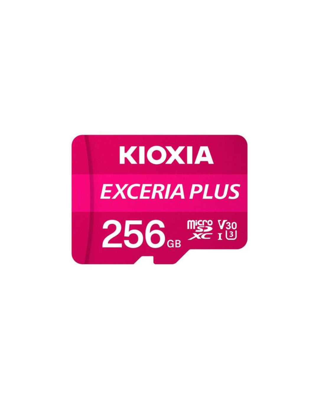 Cartão de memória Kioxia Exceria Plus Micro SDXC - 256GB UHS-I U3 V30 A1 Classe 10 + Adaptador