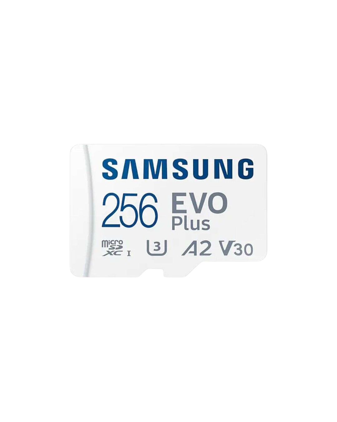 Cartão de memória Samsung EVO Plus Micro SDXC - 256GB UHS-I U3 V30