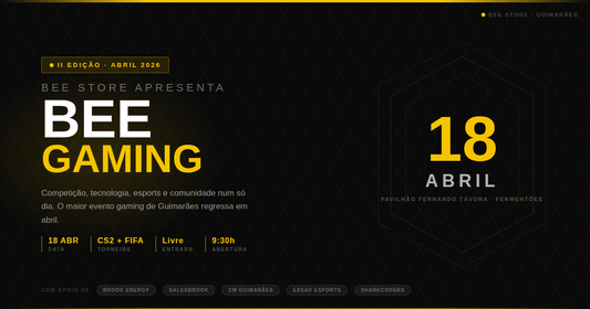 Bee Gaming: o projeto da Bee Store que quer fazer crescer o gaming em Guimarães - Bee Store