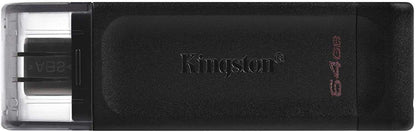 Pen drive Kingston DataTraveler 70 - USB Tipo C - 64GB - USB-C 3.2 Gen 1