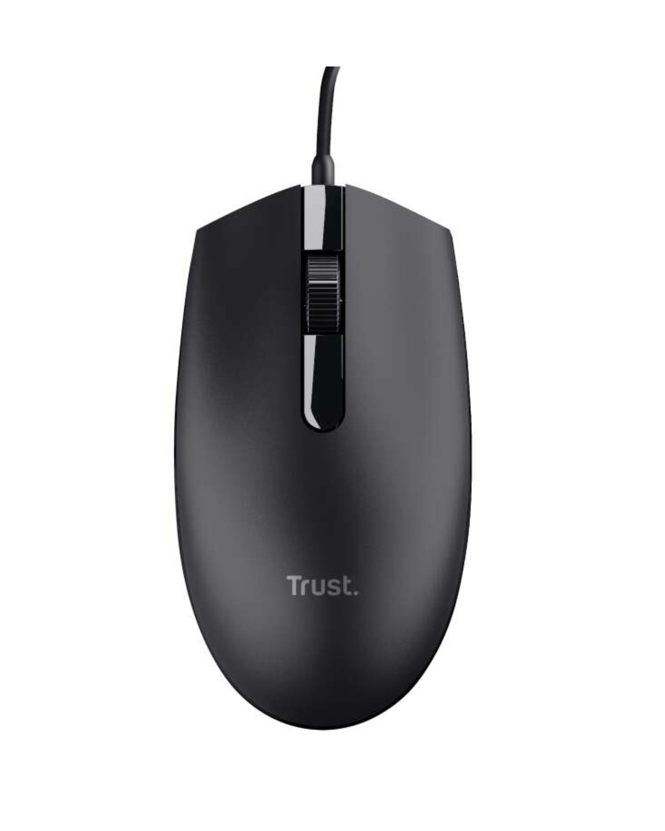 Trust Baci Rato com Fio USB – Simples, Confortável e Ambidestro (Preto)