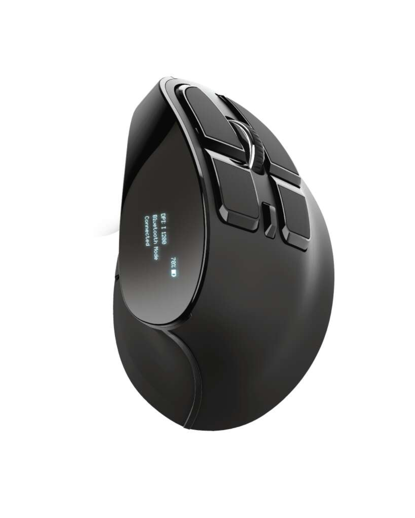 Trust Voxx Rato Ergonómico Sem Fios Recargável – Vertical (Preto)