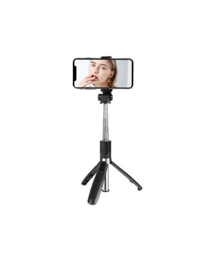 XO Tripod + Selfie Stick Bluetooth — Controlo Remoto, Altura até 680 mm, Pega Estável, Dobrável (135 g)