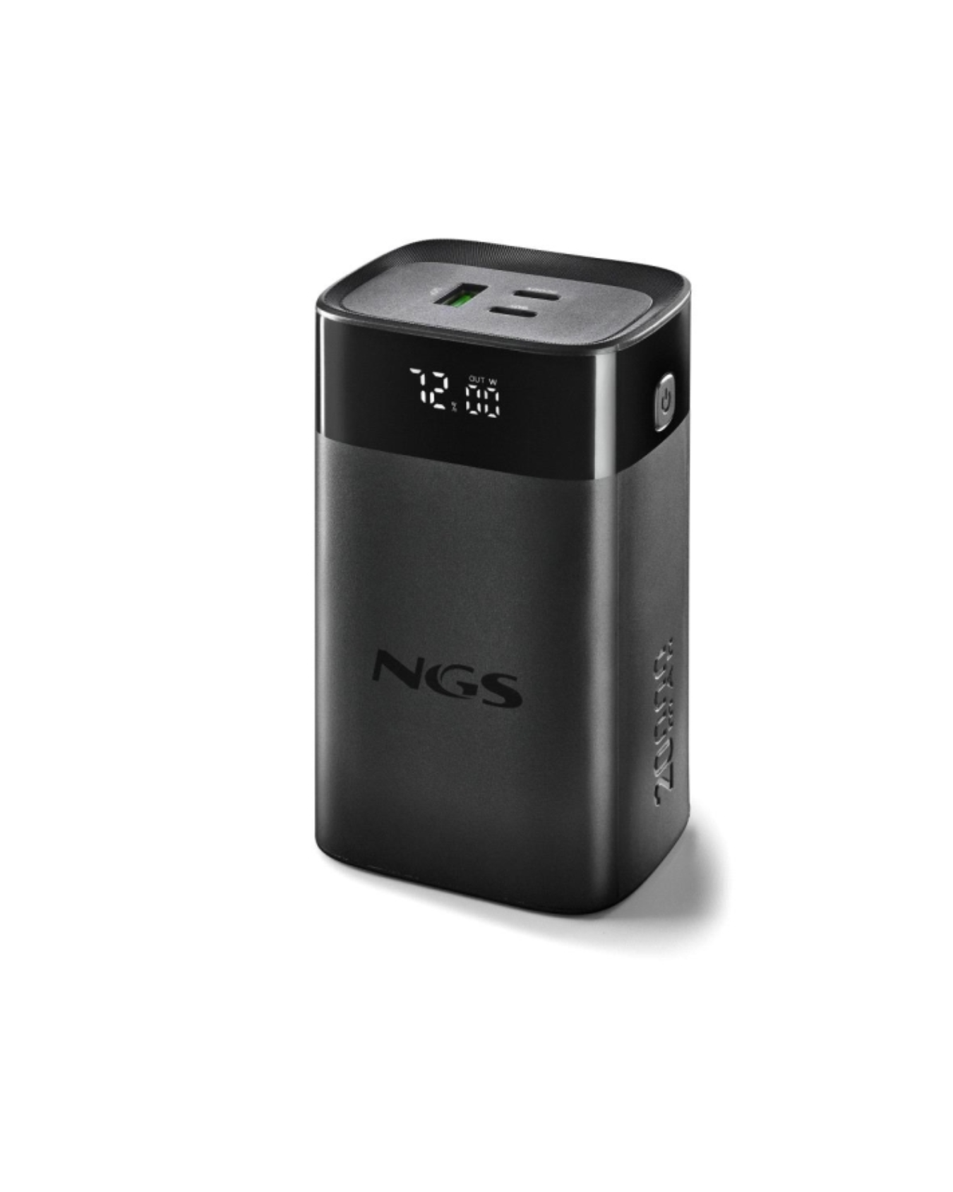 TWIX 20 — Power Bank 20.000 mAh com Ecrã LED, PD 65 W p/ Portátil + USB-C 20 W + USB-A QC/SCP (385 g)