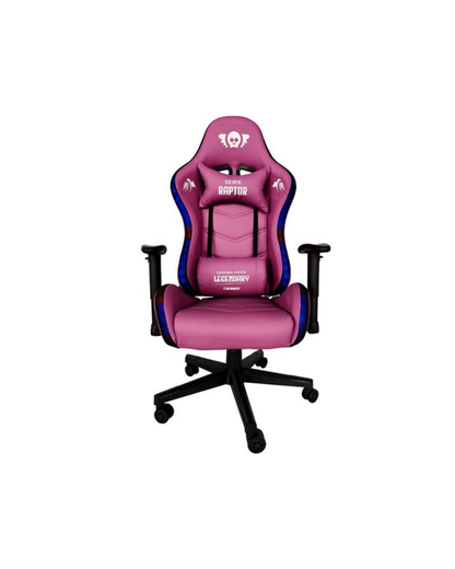 Cromad RGB Série Raptor Legendary – Cadeira Gaming Reclinável 180º com Iluminação RGB e Apoio Lombar/Cervical