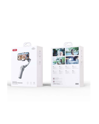 XO XOSS17 Estabilizador para Smartphone – Gimbal 3 Eixos, Rotação 330º, Controlo de Câmara (Branco)