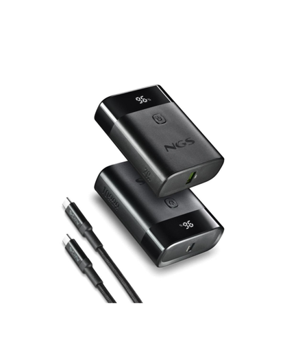 TWIX 10 — Power Bank 10.000 mAh com Ecrã LED, Carga Rápida 22,5 W (PD 20 W | QC 18 W | SCP 22,5 W), USB-C + USB-A (183 g)