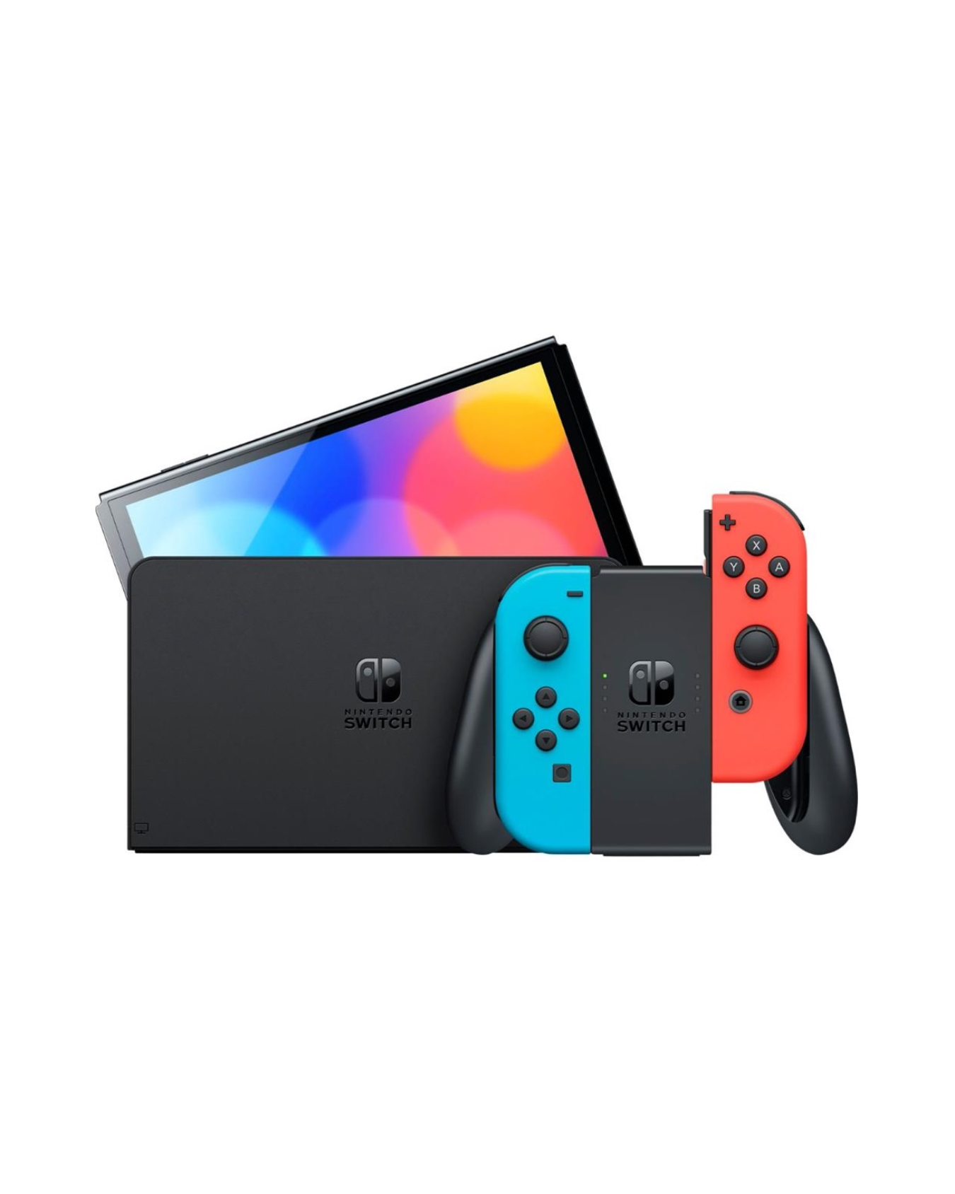 Nintendo Switch OLED Console Neon Red / Blue