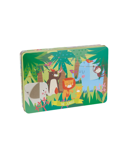 Apli Kids Puzzle Selva 24 Peças com Caixa Metálica