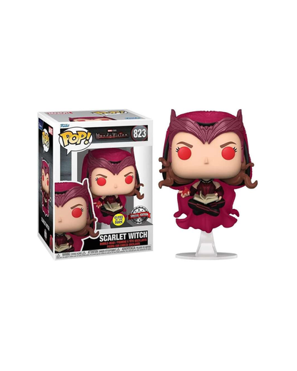 Funko Pop! Marvel WandaVision – Scarlet Witch Glow in the Dark (9 cm, Vinil)