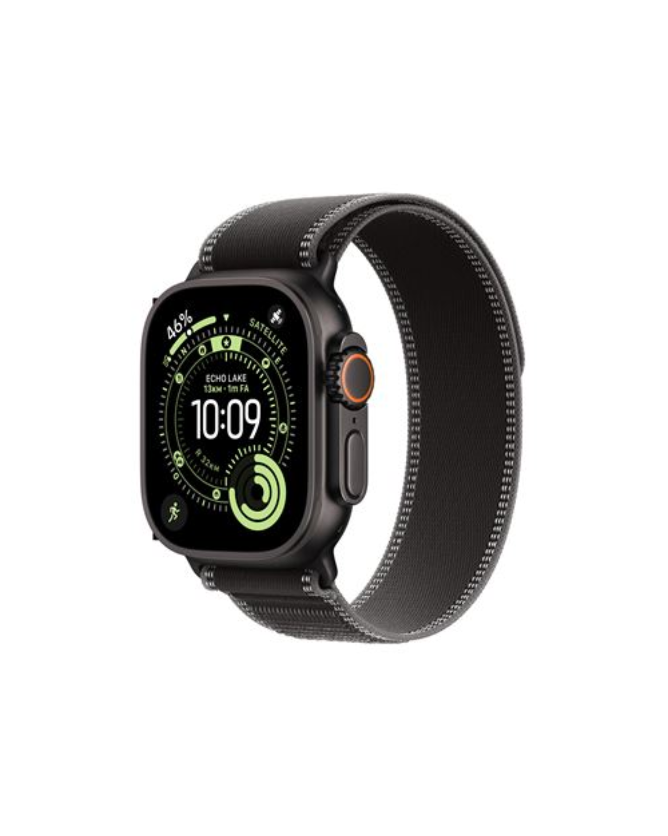 Apple Watch Ultra 3 (2025) 5G 49mm Black Titanium Case with Trail Loop M/L - Black/Charcoal