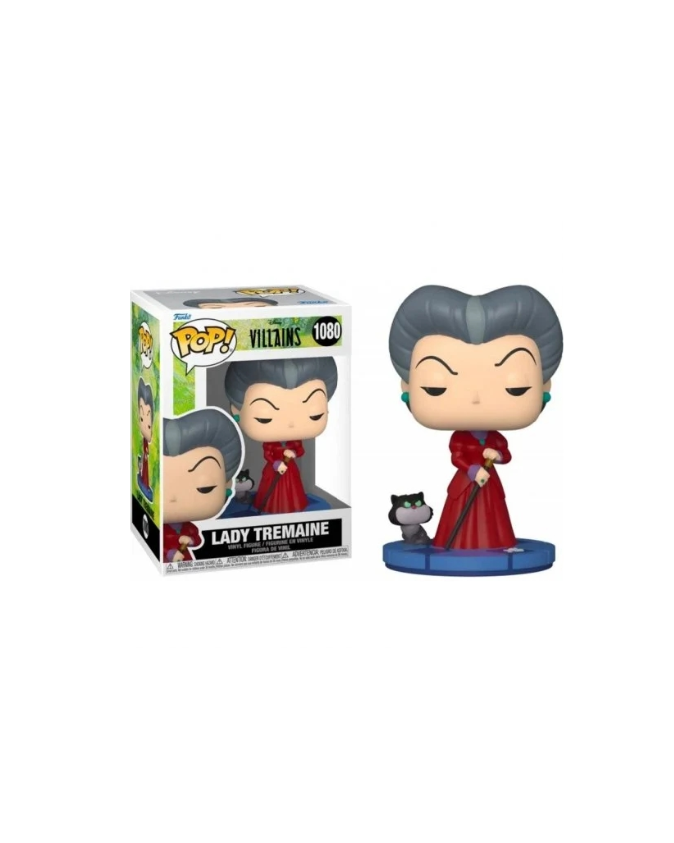 Funko Pop! Disney Villains – Lady Tremaine (Madrasta da Cinderela, 12 cm, Vinil)