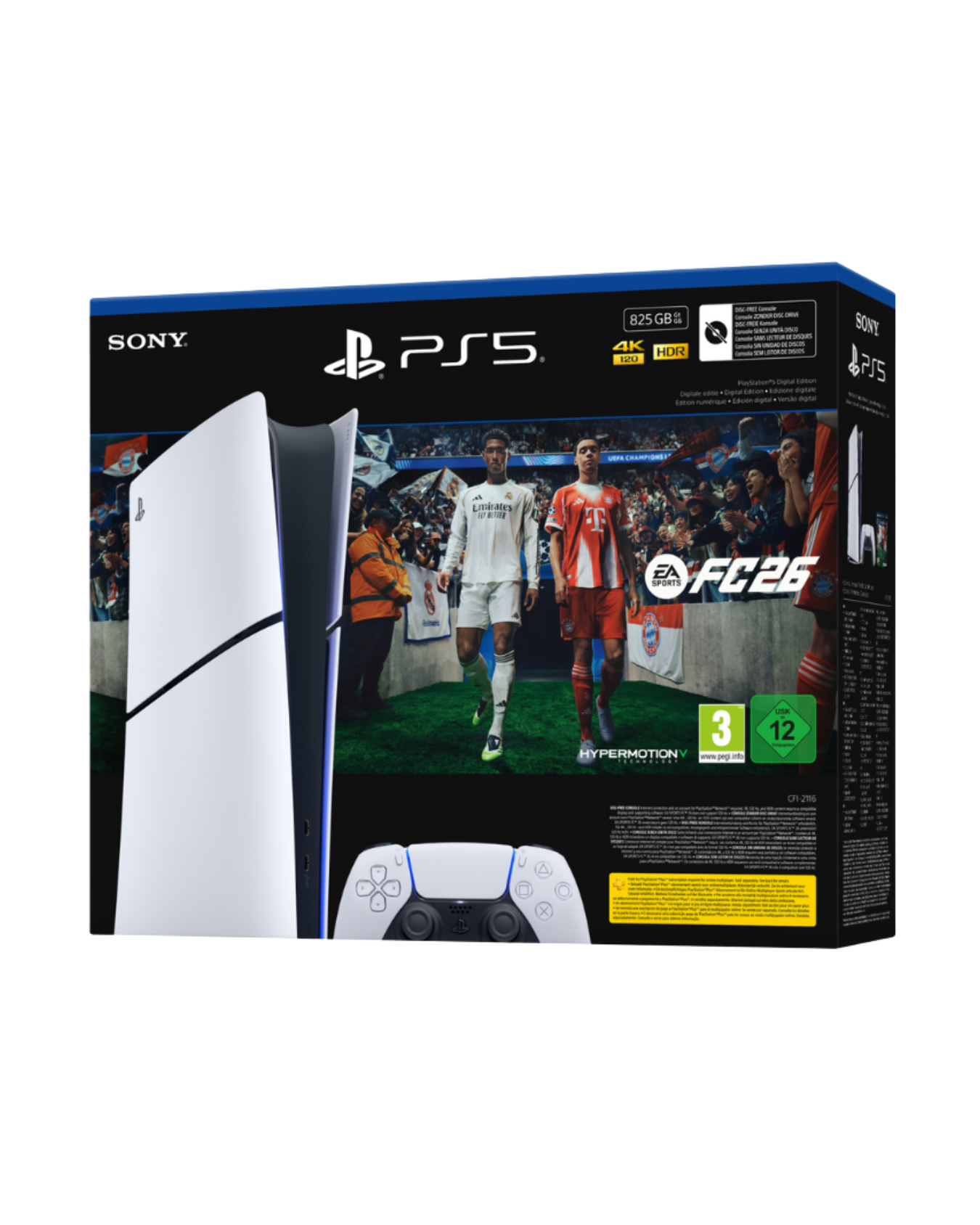 Sony PlayStation 5 Slim Digital Edition 825GB + EA Sports FC 26