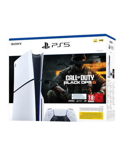 Sony PlayStation 5 Slim Disc Edition 1TB + Call of Duty: Black Ops 6 - White