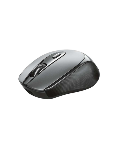 Trust Zaya Rato Sem Fios Recargável – Design Moderno (Cinza/Preto)