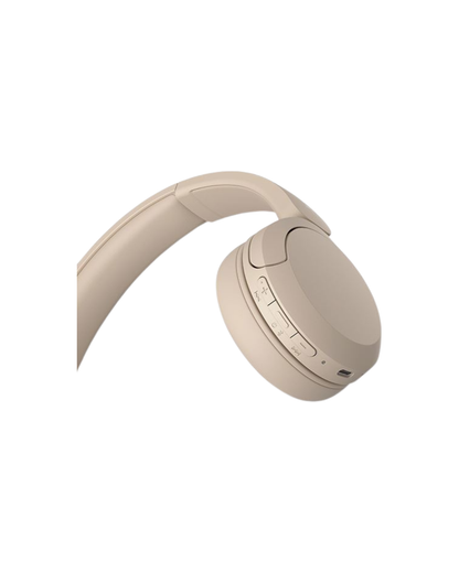 Auscultadores Bluetooth Sony WH CH520C Bege
