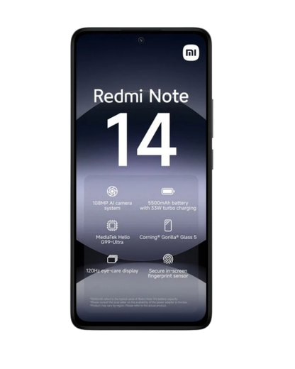 Xiaomi Redmi Note 14 4G Dual Sim 8GB RAM 256GB - Midnight Black