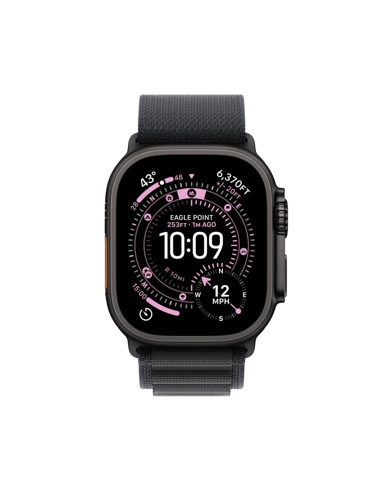 Apple Watch Ultra 3 (2025) 5G 49mm Black Titanium Case with Alpine Loop M - Black