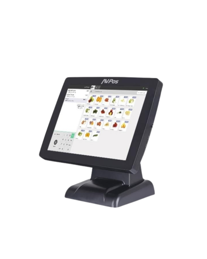 POS All-in-One 15″ i5 (8GB, 128GB SSD) — Ecrã True-Flat Capacitivo, Wi-Fi & Gigabit LAN
