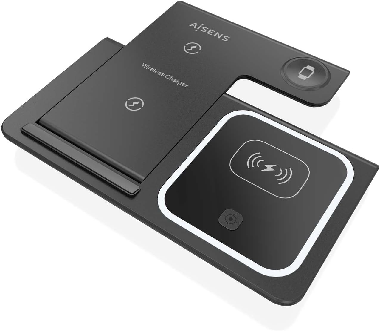 Base de carga Wireless Aisens 15W - Preto