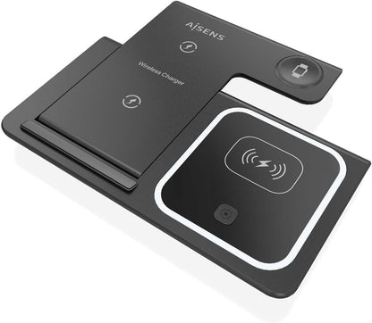 Base de carga Wireless Aisens 15W - Preto