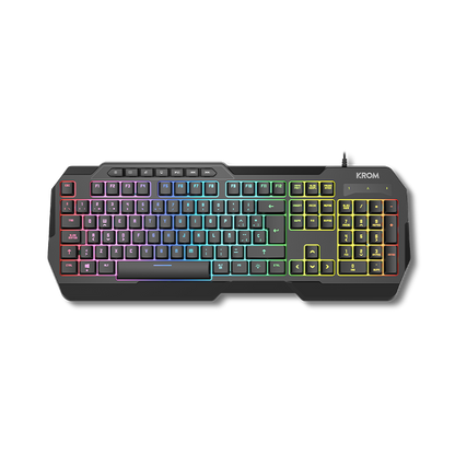Pack Gaming Krom Kenta/ Teclado RGB + Rato + Tapete de Rato + Auriculares