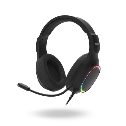 Pack Gaming Krom Kenta/ Teclado RGB + Rato + Tapete de Rato + Auriculares