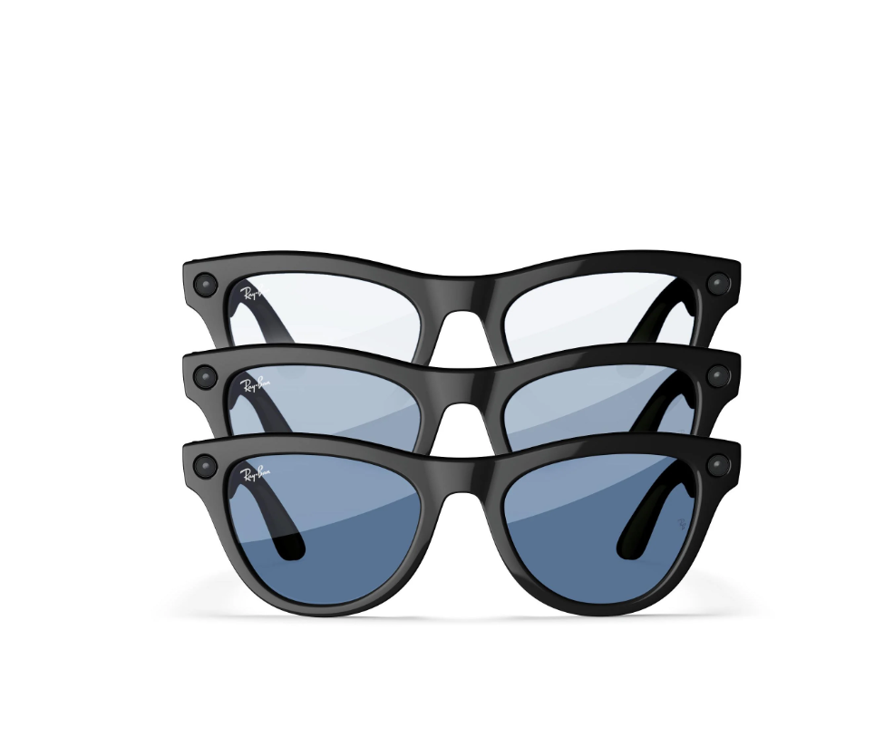 Ray-Ban Meta Skyler Gen1 - Black/Cerulean Blue Transitions