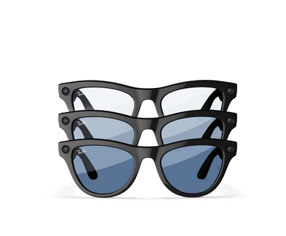 Ray-Ban Meta Skyler Gen1 - Black/Cerulean Blue Transitions