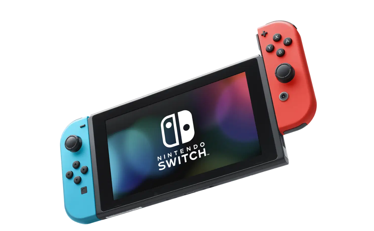 Nintendo Switch V2 Neon Red / Blue