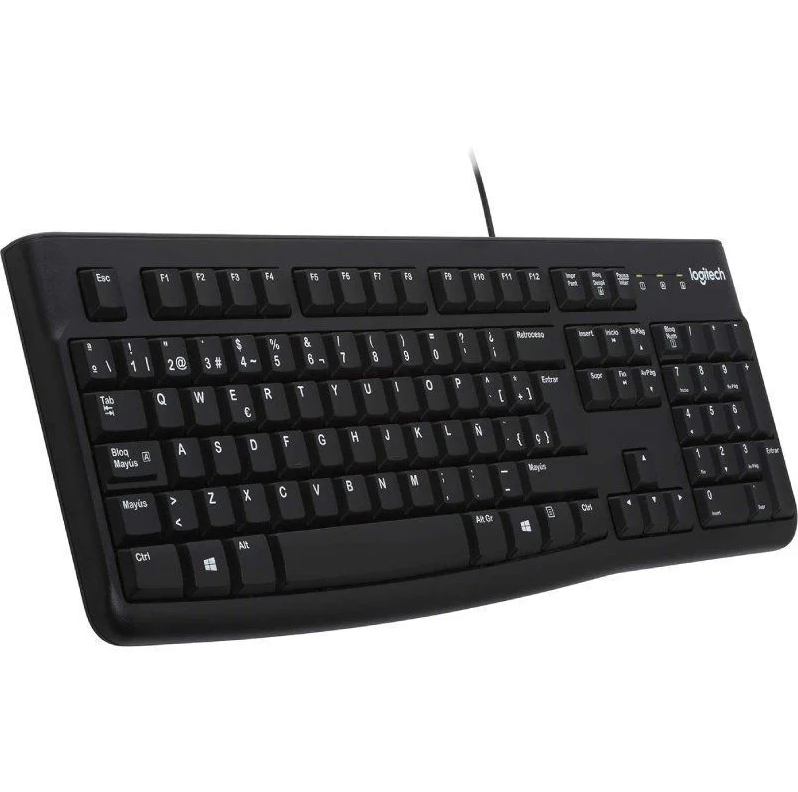 Teclado Logitech K120 OEM - Preto