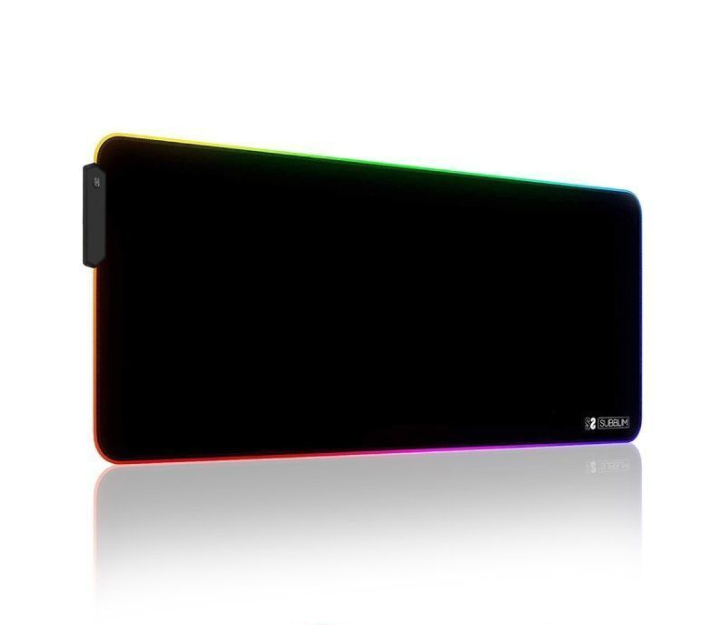 Tapete de Rato Subblim MP-02RGB01 LED RGB XL/ 800 x 300 x 4 mm